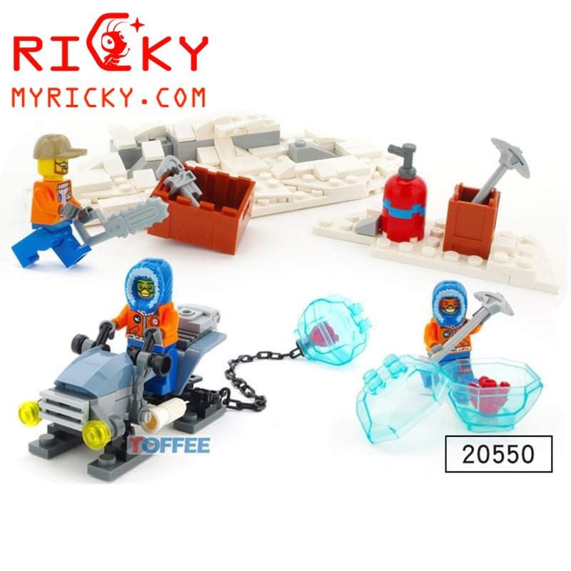 Bộ xếp hình lắp ráp thám hiểm Bắc Cực- 156 Mảnh