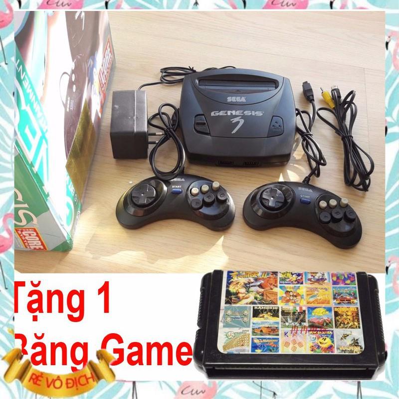 Máy chơi game 6 nút Sega Ganesis (16 Bit) + Tặng kèm 1 băng game tùy chọn