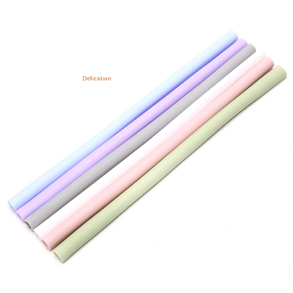 1PC Bộ Ống Hút Silicone Tái Sử Dụng Được Tiện Lợi