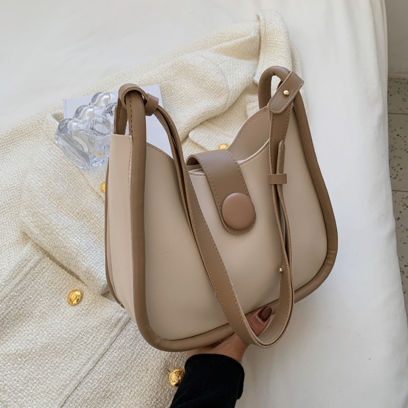 Túi đeo vai IELGY màu sắc tương phản thời trang cho nữ