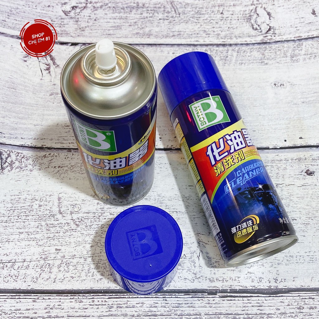 Xịt rửa bình xăng con, chế hòa khí BOTNY đánh bay mọi cặn bẩn bám lâu ngày ở trong và ngoài bình xăng con