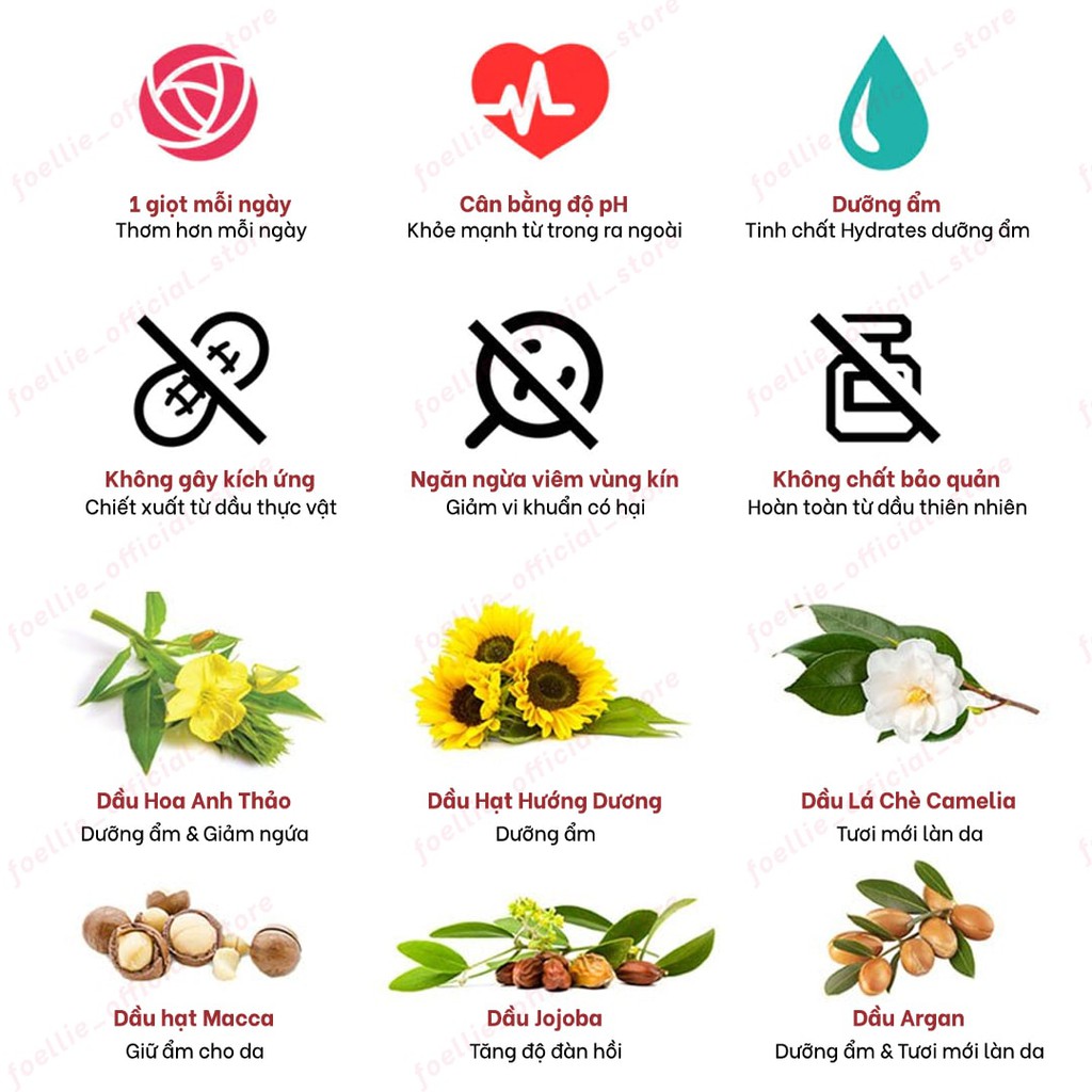 Nước Hoa Vùng Kín Foellie Inner Perfume Chính Hãng Hương Quyến Rũ