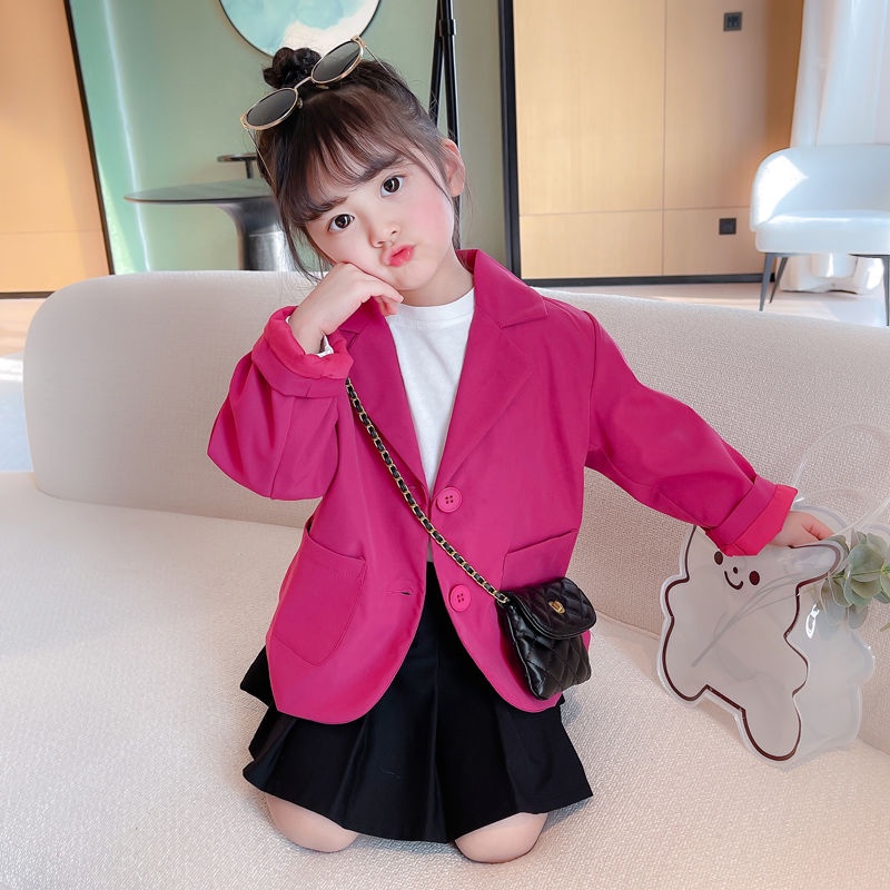 Áo Khoác Cardigan Phong Cách Hàn Quốc Thời Trang Xuân Thu 2022 Mới Cho Bé Gái
