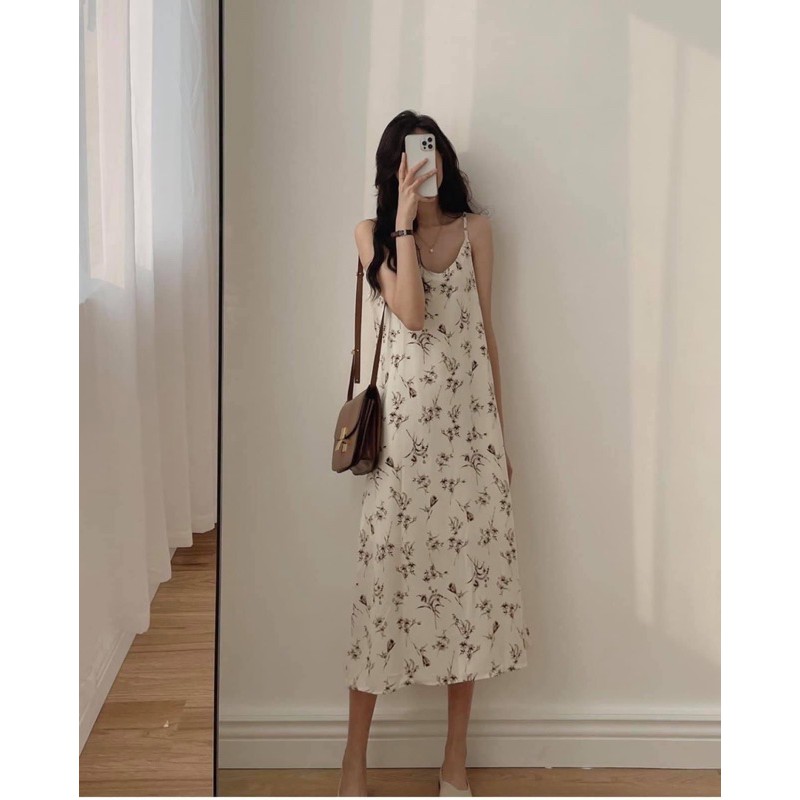 [Mã FAMAYWA2 giảm 10K đơn 50K] Váy Maxi Hoa Nhí 2 Dây | BigBuy360 - bigbuy360.vn