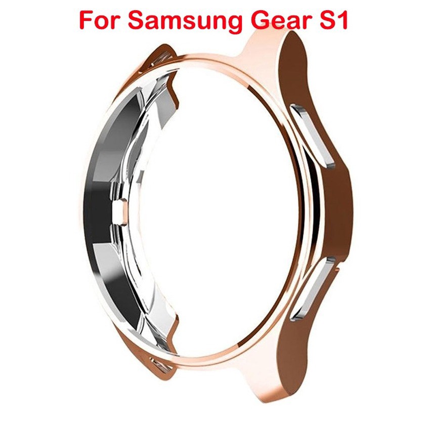 Samsung Gear Watch BR Shell S1 S2 S3 S4 42mm 46mm Vỏ bảo vệ chống xước Tấm đáy mạ điện trong suốt