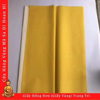 Giấy Hồng Đơn (Giấy Vàng) Trang Trí Ngày Tết - Cửa Hàng Nhang Đèn Vàng Mã Chú Sa Di Hoan Hỉ