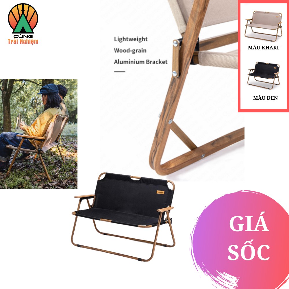 [CHÍNH HÃNG] Ghế Dài Xếp Gọn Hai Người Naturehike Dành Cho Du Lịch Dã Ngoại Cắm Trại NH20JJ002