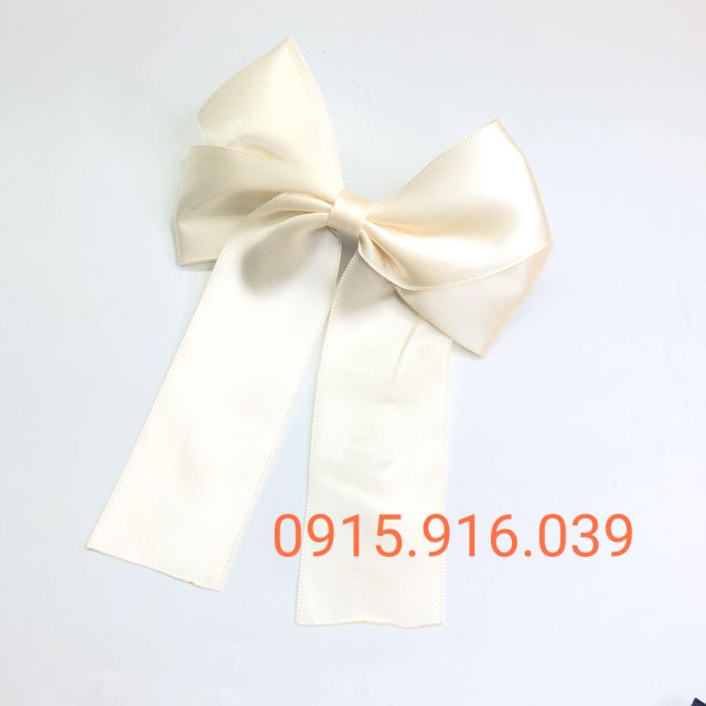 Kẹp tóc nơ Hàn Quốc, Kẹp tóc nơ ruy băng bản lớn HOT TREND