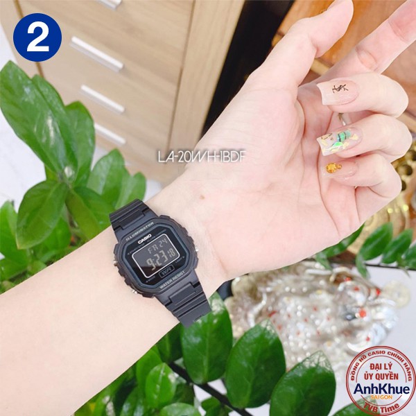 Đồng hồ nữ dây nhựa Casio Standard chính hãng Anh Khuê LA-20 Series | BigBuy360 - bigbuy360.vn