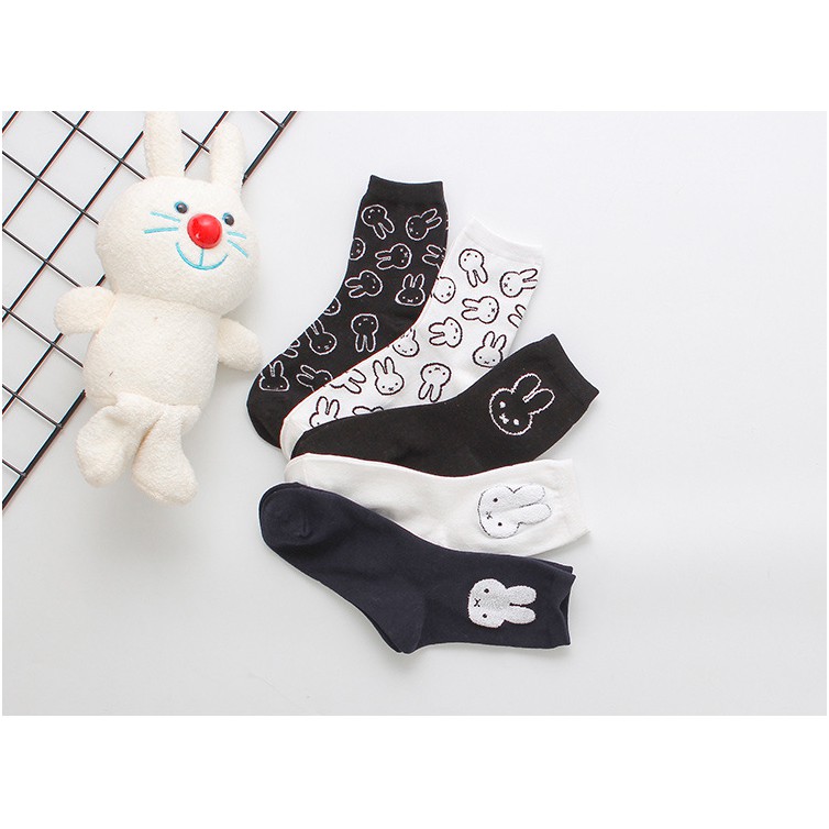[SIÊU CUTE] Tất nữ cổ cao họa tiết hoạt hình xinh bá cháy