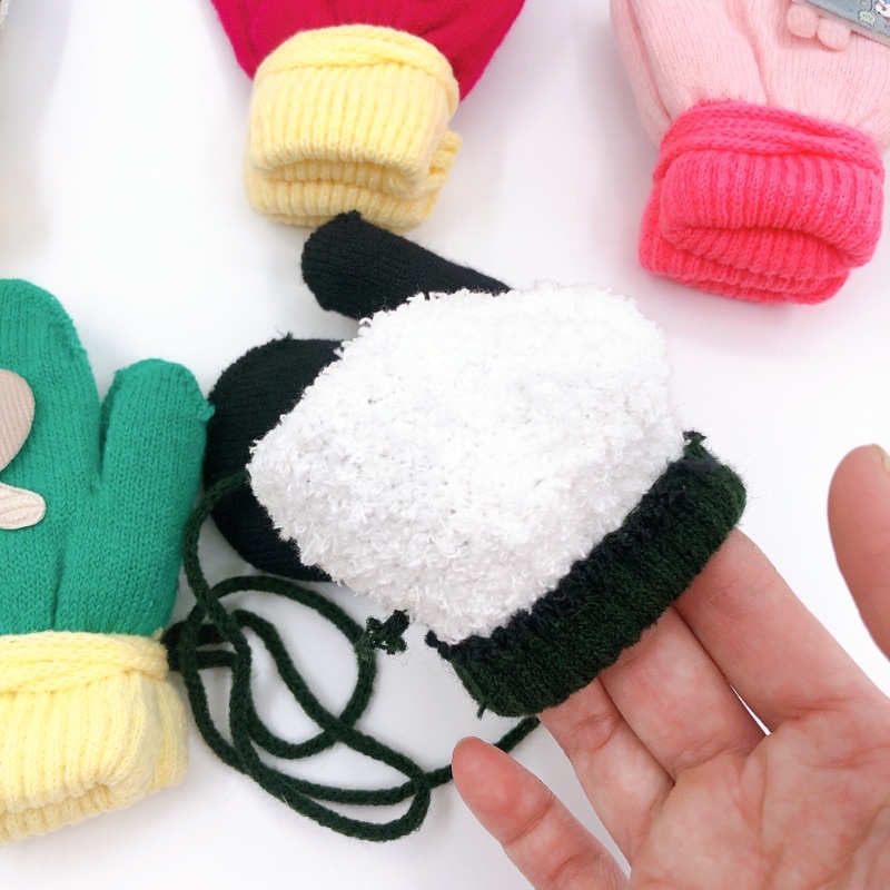 Gang Tay Len Mùa Đông Giữ Ấm Cho Bé Từ 0-3 Tuổi
