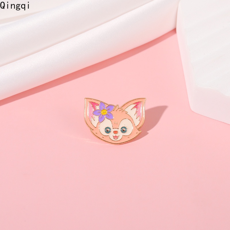 Huy hiệu cài áo MISS ZOE thiết kế hình chú cáo Belle hoạt hình đáng yêu dành cho trẻ em