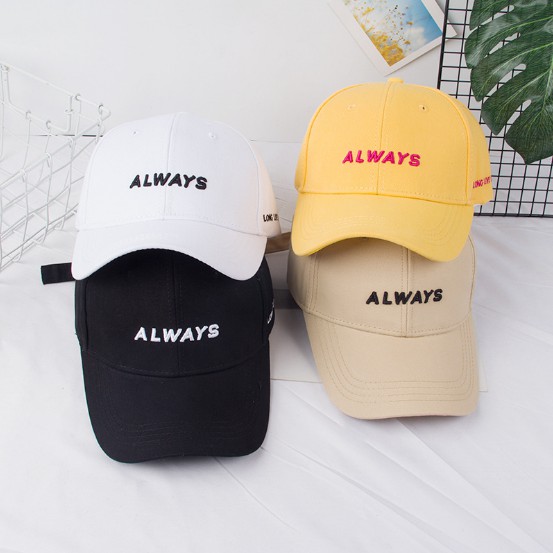 Mũ Lưỡi Trai Bằng Cotton Mềm Mại Điều Chỉnh Được Thời Trang Xuân Hè Hàng Mới 2021