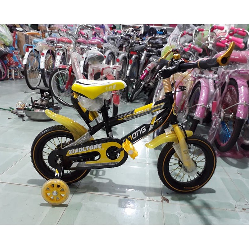 [Shopee siêu rẻ] Xe đạp địa hình cho bé 3-4t, 4-5t, 5-7t (bánh 12/14/16 inch)