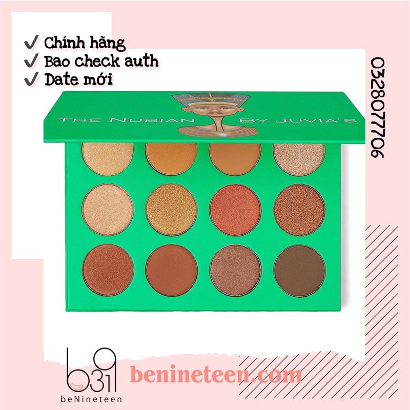 [HÀNG MỚI VỀ] Bảng Phấn Mắt The Nubian by Juvia's Place