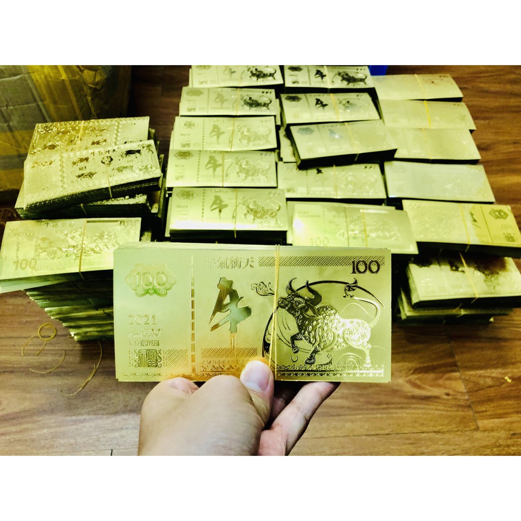 Tiền Hình Con Trâu 100 Macao Plastic Lưu Niệm 2021 -  3 Mẫu Tặng Kèm Bao Lì Xì Tết | BigBuy360 - bigbuy360.vn