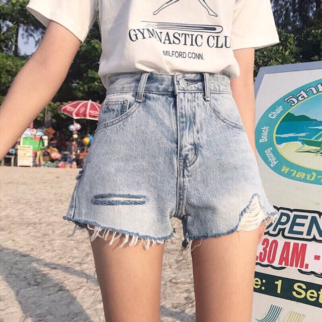 ♦️QUẦN SHORT LƯNG CAO + ảnh thật ♦️