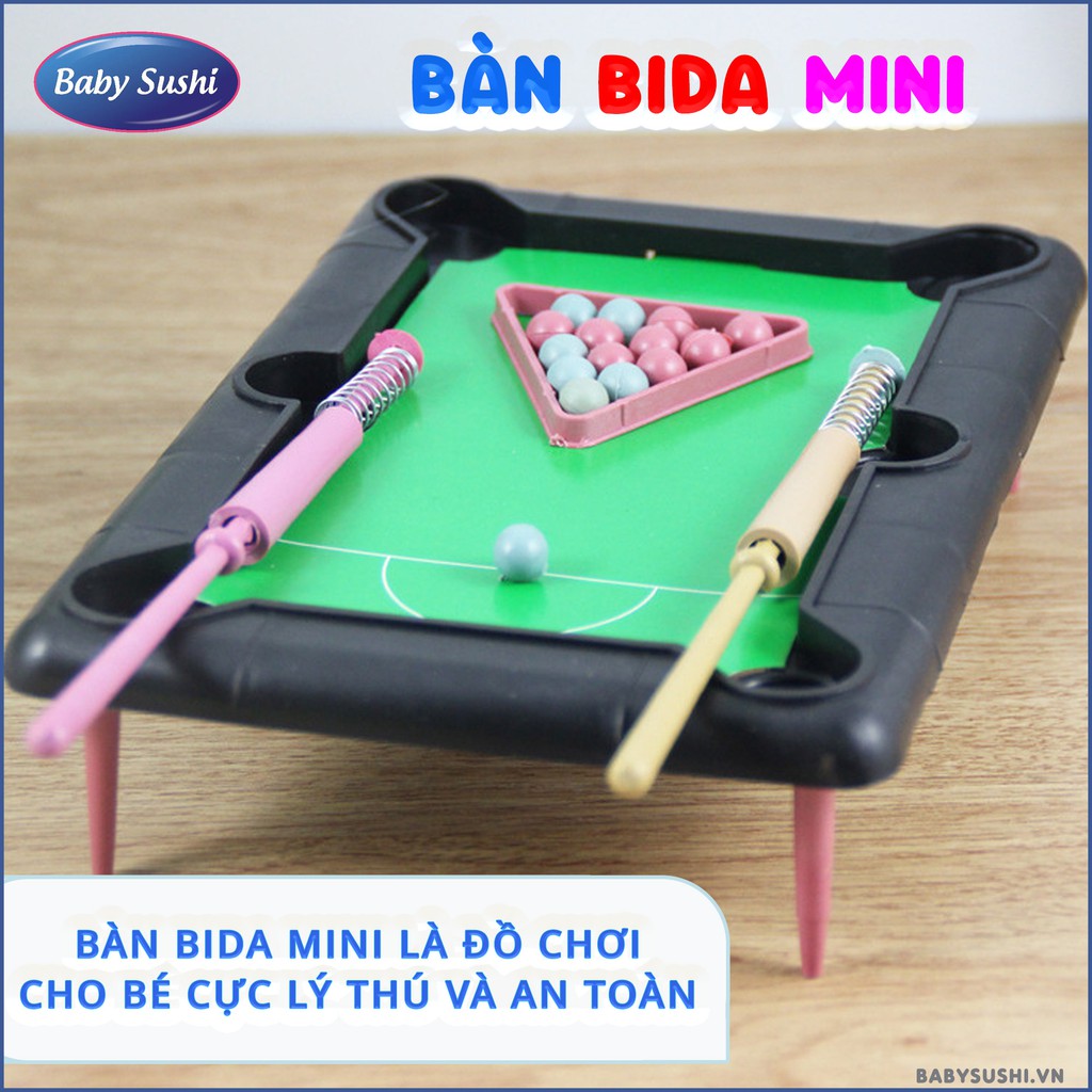 {FREESHIP} Bàn bida mini, bàn bi a mini đồ chơi phát triển tư duy sự khéo léo cho trẻ em