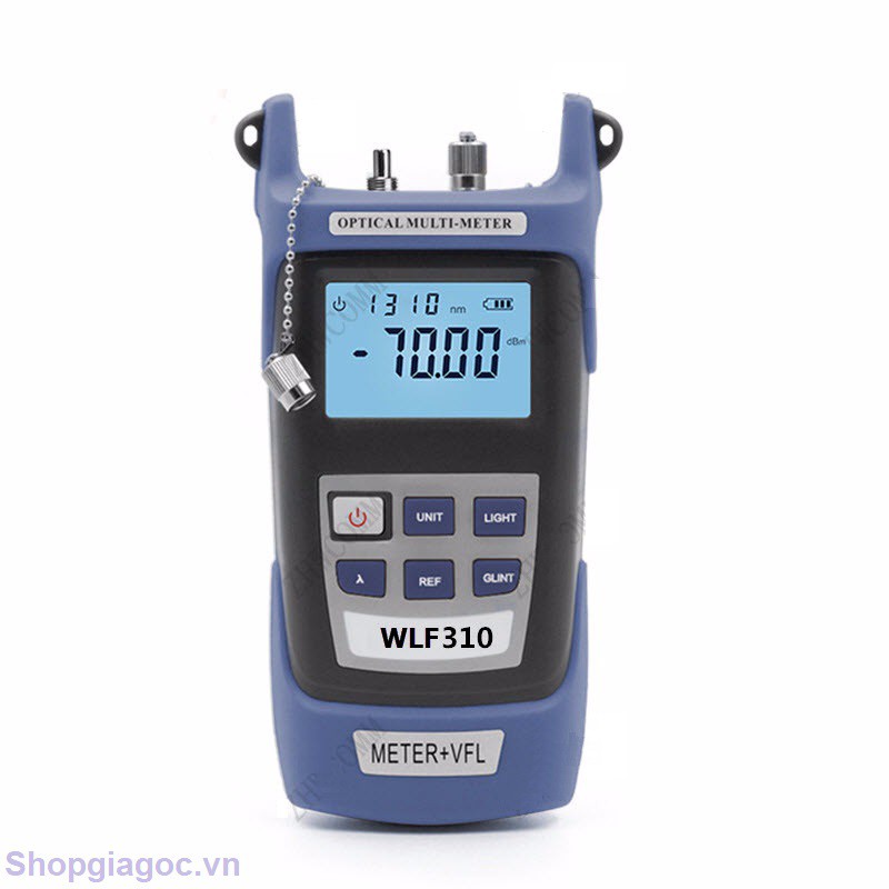 Máy đo công suất quang tích hợp bút soi quang 15km - Thiết bị đo công suất quang đa năng - Bút dò lỗi sợi quang 15mW