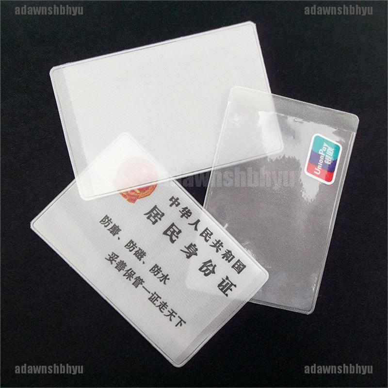 Set 10 Vỏ Nhựa PVC Đựng Thẻ ID / Danh Thiếp