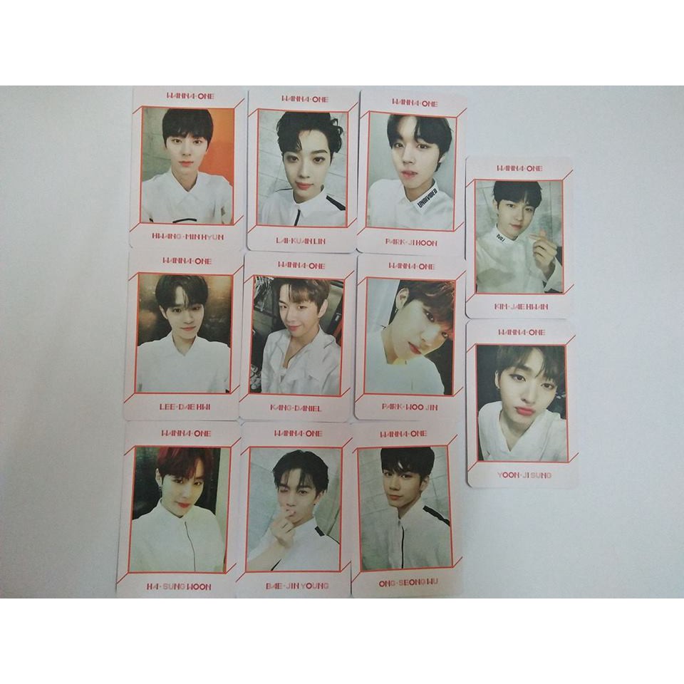 Set card WANNAONE UNOFFICIAL Undivided