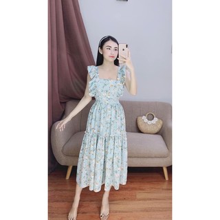 ĐẦM MAXI TAY CÁNH TIÊN