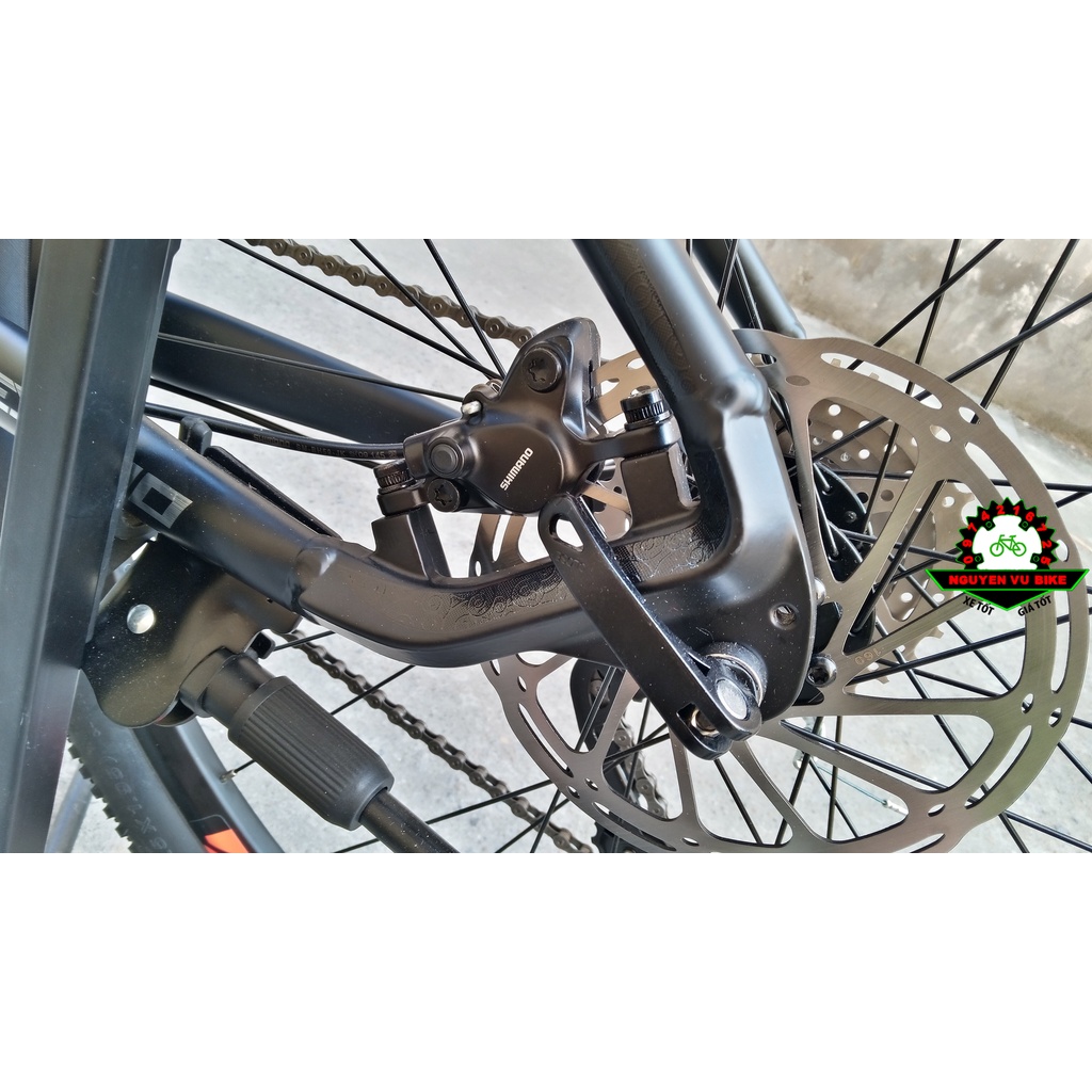 Phanh xe đạp, phanh dầu xe đạp Shimano MT200 chính hãng