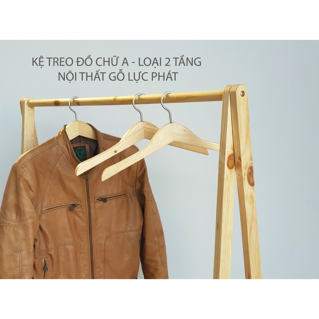 (Loại 1 mét) KỆ QUẦN ÁO CHỮ A 2 TẦNG - Lót NC | BigBuy360 - bigbuy360.vn