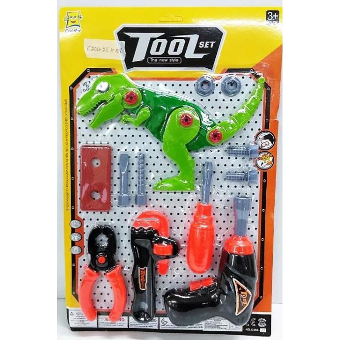 Đồ chơi bộ dụng cụ kỹ sư lắp ráp khủng long quà tặng cho bé trẻ em