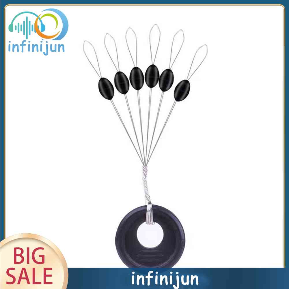 Bộ 30 / 180 Phao Câu Cá Bằng Cao Su Hình Oval