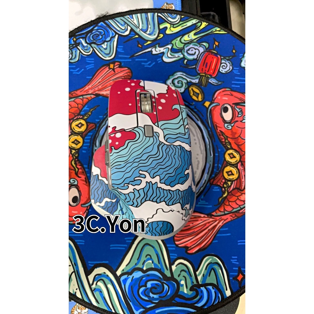 Miếng Dán Trang Trí Chuột Không Dây Chống Trượt Chống Trầy Xước Màu Trơn In Hoạt Hình Dành Cho Logitech MX Master 3s