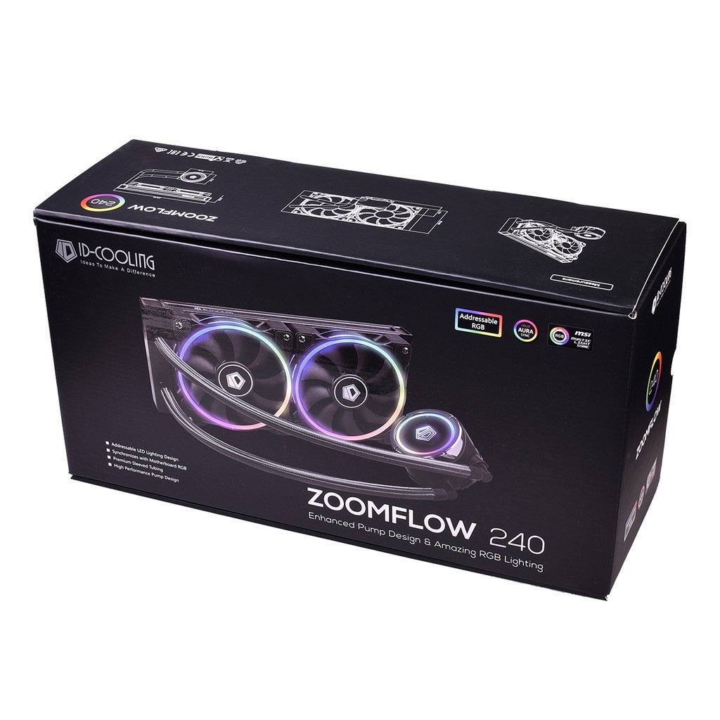 Tản Nhiệt Nước ID-Cooling ZOOMFLOW 240X ARGB