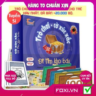 [FREESHIP HÀNG ĐẸP] Board game-Đi tìm kho báu phần 1-Foxi-trò chơi gia đình tương tác phát triển tư duy và vui nhộn