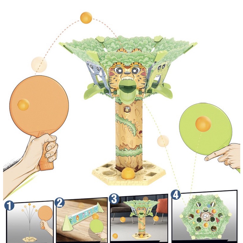 Đồ chơi bóng bàn trong nhà 4 trong 1 tương tác cho bé MH: 9000000076