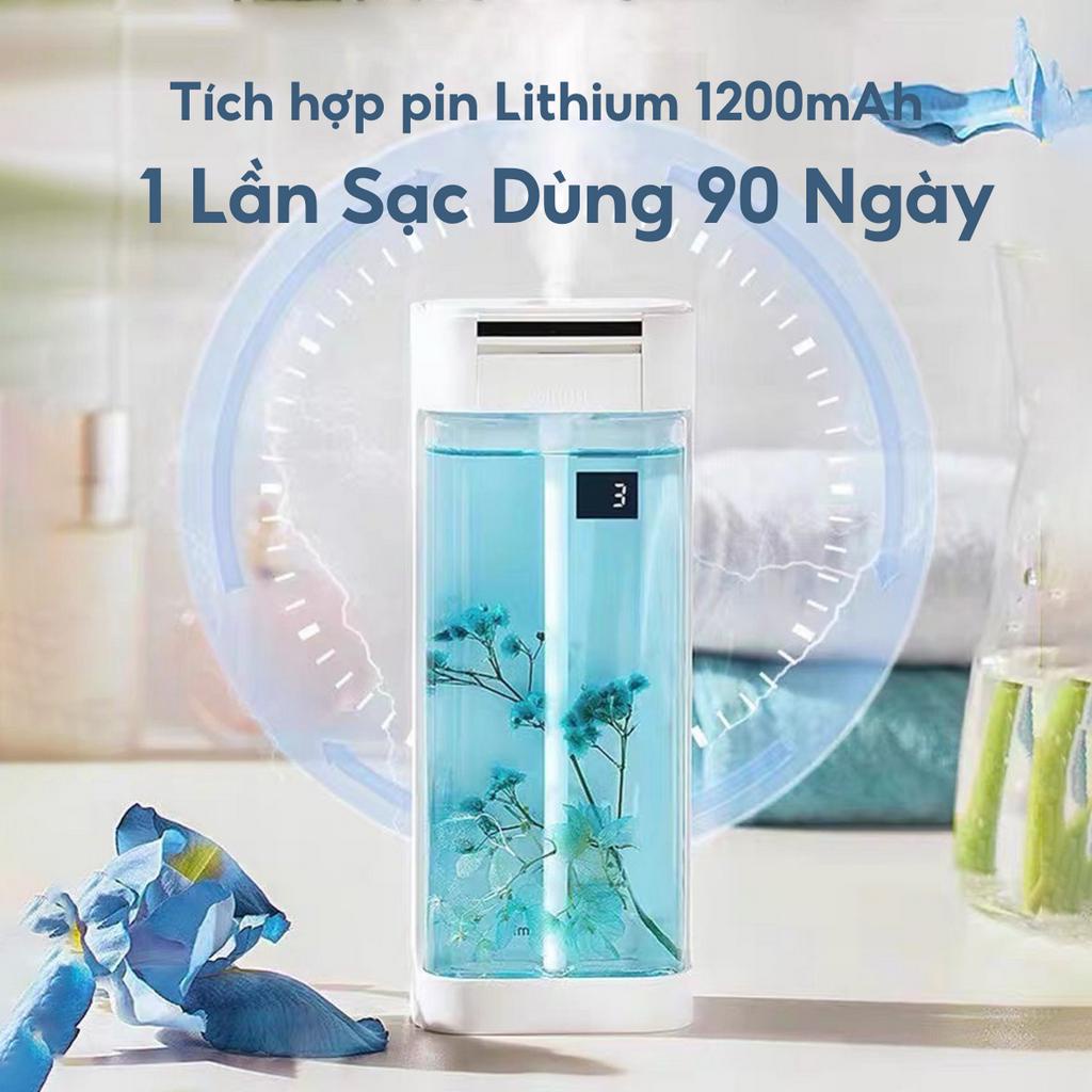 Máy Xịt Thơm Phòng Tự Động JD999, Nước Hoa Thơm Phòng, 6 Mùi Hương, Tích Hợp Pin Sạc USB 1200mAh