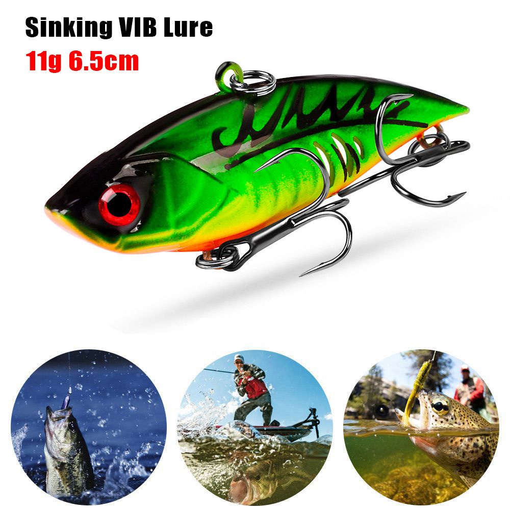 MUVAKO Mồi Câu Cá Nhân Tạo 3D Bằng ABS Cứng 6.5cm 11g Có Móc Câu