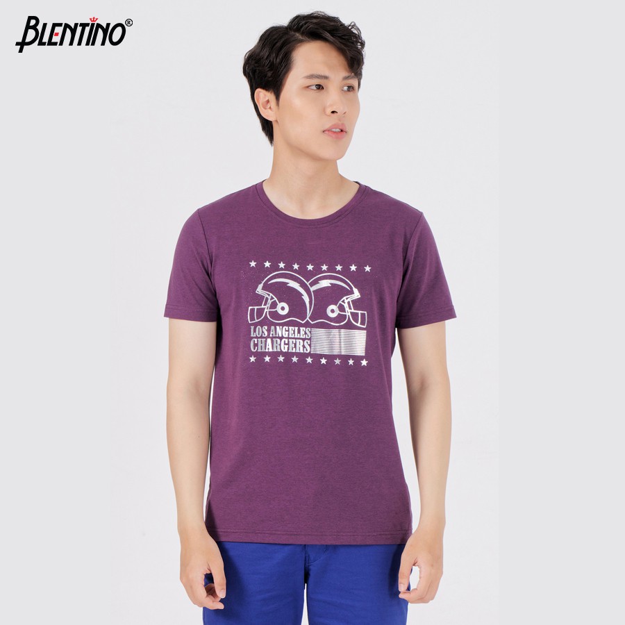 Áo Thun Nam T-Shirt Blentino TS20202 - Chất Liệu Cotton Mềm Mịn Pha Sợi Co Giãn