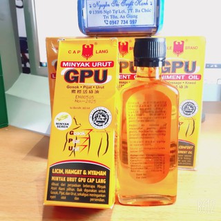 Dầu nóng Gừng Minyak Urut GPU
