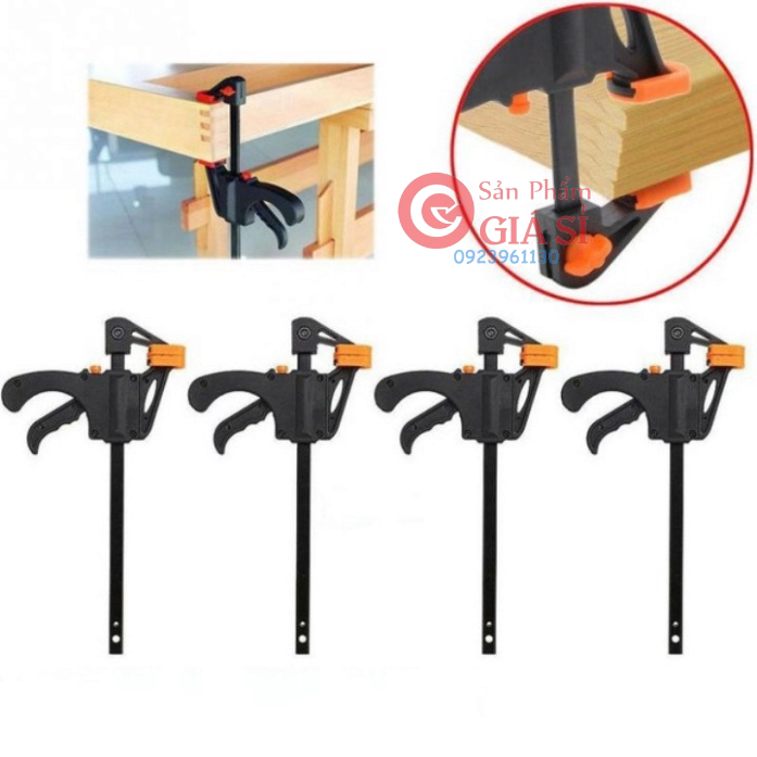 Bộ 4 cảo kẹp gỗ nhanh mini vam kẹp gỗ - cảo chữ f ❤️freeship❤️