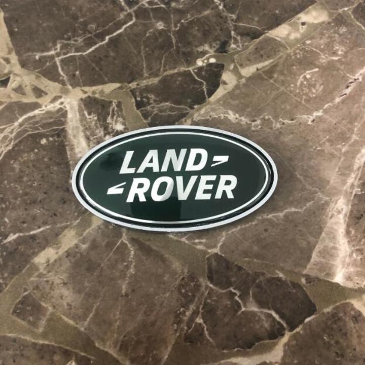 Huy hiệu Logo biểu tượng sau xe Land Rover kích thước 90×48mm - Mã: RRS90