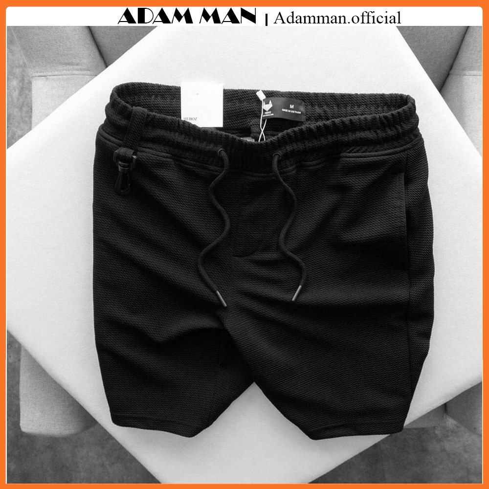 Quần short nam, quần đùi nam chất thun sốp dày dặn, co giãn 4 chiều cực tốt - Adam Man