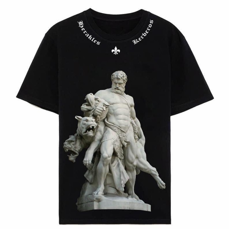 Áo Phông Mùa Hè, Áo Thun nam nữ Unisex In Hình Thần Zeus 5D Độc Lạ miKenko Chất Liệu Thun Cotton Thoáng Mát
