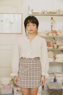 Chân váy caro check 90s SODA POP