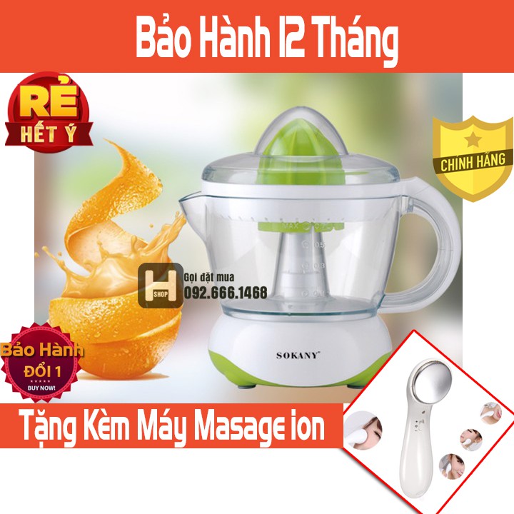 [BảoHành 12Tháng]MÁY VẮT CAM TỰ ĐỘNG SOKANY NHẬT BẢN SOKANY