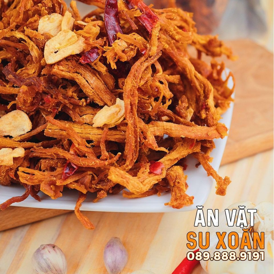 Khô heo cháy tỏi ớt Ăn Vặt Su Xoắn | BigBuy360 - bigbuy360.vn