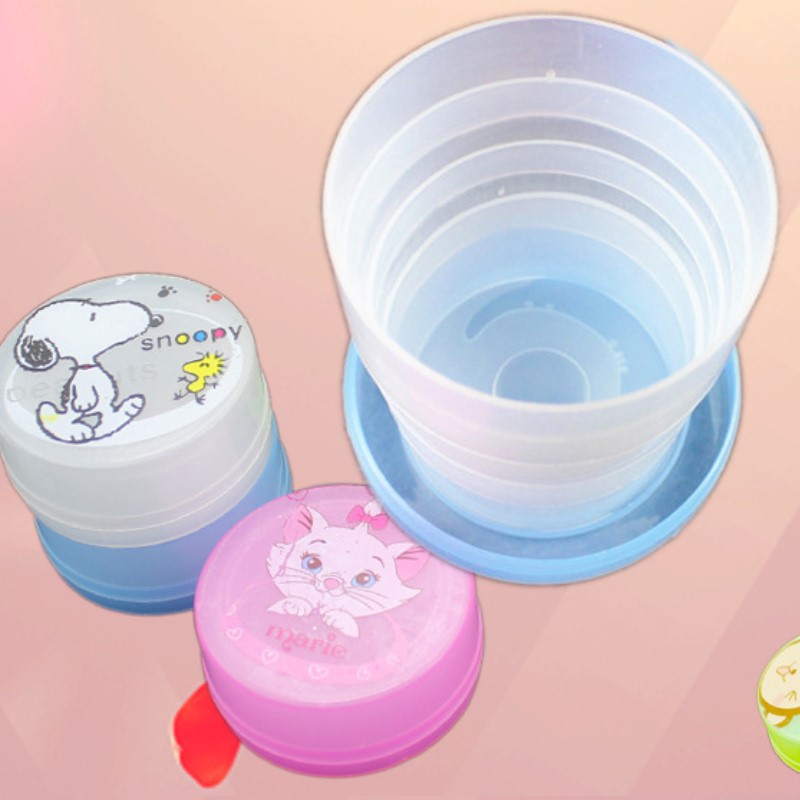 Ly nhựa gấp gọn có nắp tiện lợi | BigBuy360 - bigbuy360.vn