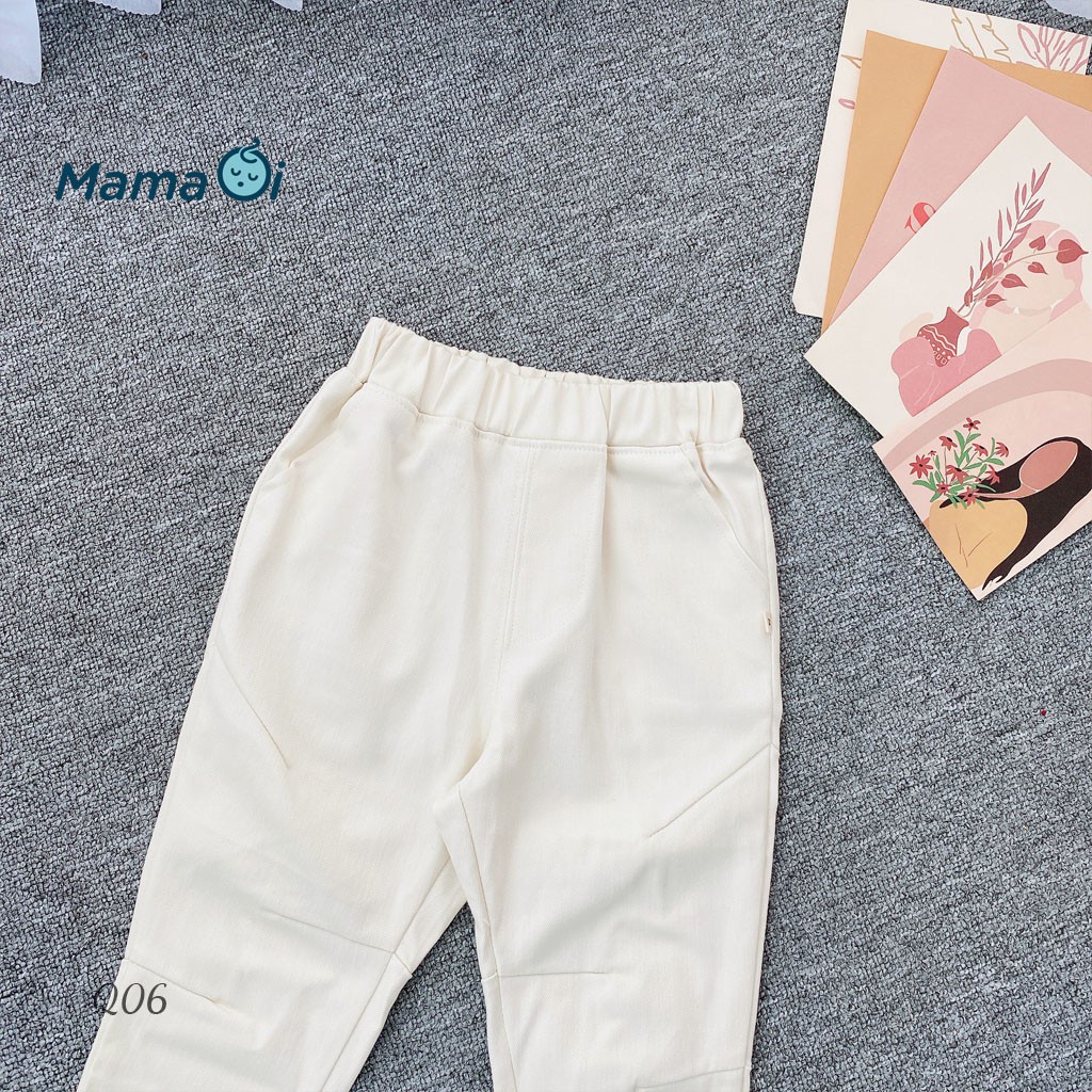 Q06 Quần dài cho bé từ 6-36 tháng chất Kaki của Mama Ơi - Thời trang cho bé