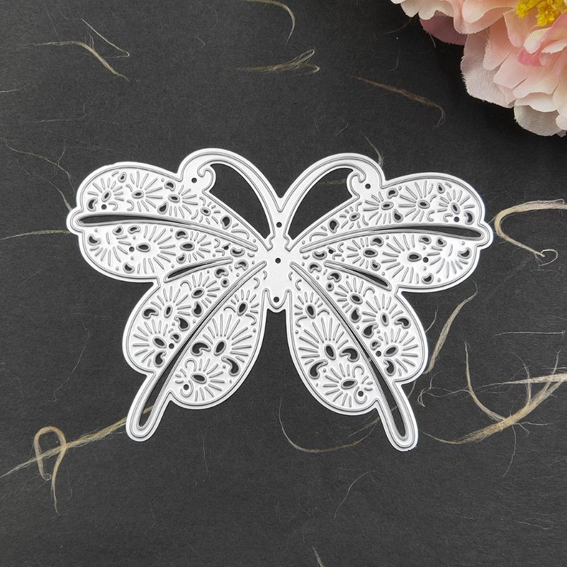 Khuôn cắt giấy kim loại hình logo Le Papillon