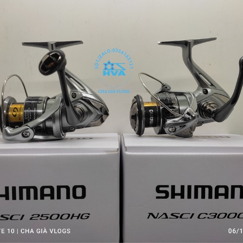 MÁY CÂU ĐỨNG SHIMANO NASCI MÁY CÂU SHIMANO CHA GIÀ VLOGS