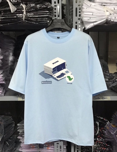 Áo Thun DAVI KHỦNG LONG 444 Ulzzang Unisex 1hitshop | BigBuy360 - bigbuy360.vn